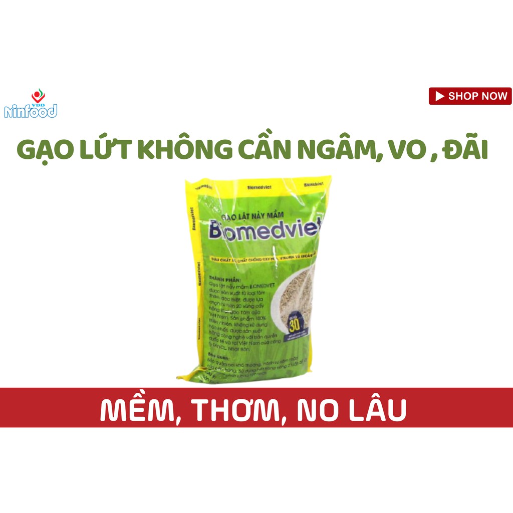 Gạo lứt công nghệ Nhật Bản- Viện dinh dưỡng quốc gia- Ninfood