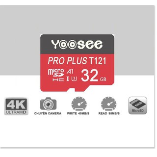 THẺ NHỚ 32G MICRO SD YOOSEE CLASS 10 BOX DUNG LƯỢNG CỰC LỚN LƯU TRỮ NHANH, THẺ NHỚ MICRO SD TỐC ĐỘ CAO, THẺ NHỚ CAO CẤP