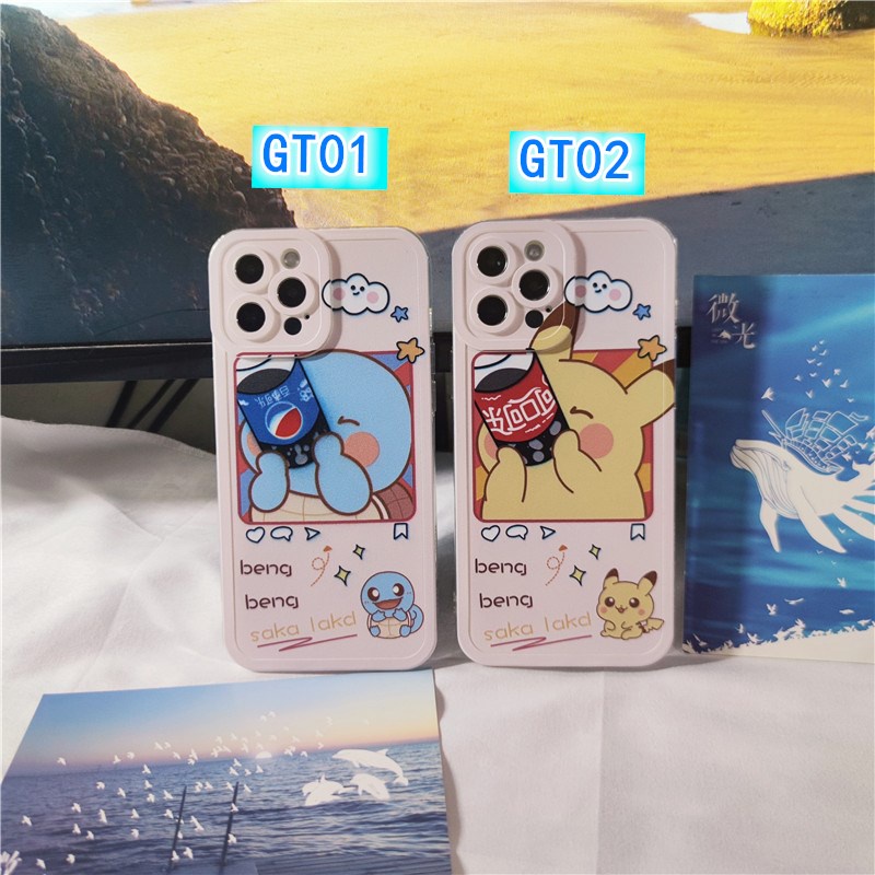 Ốp Điện Thoại Dẻo Họa Tiết Nước Ngọt Dễ Thương Cho OPPO A5 2020 A9 2020 A5S A7 A12 A11K A31 A53 A33 A54