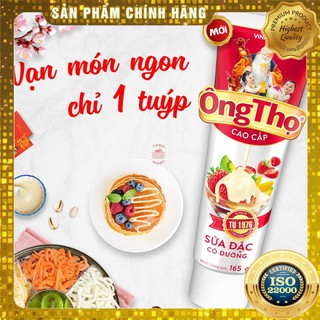 [ Yams Mart ]  SỮA ĐẶC CÓ ĐƯỜNG ÔNG THỌ ĐỎ TUÝP 165G
