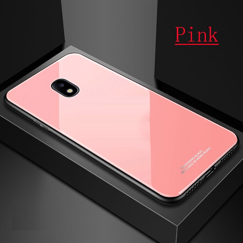 Ốp điện thoại kính cường lực cứng chống sốc cho Samsung Galaxy J7 J3 J5 Pro Prime | BigBuy360 - bigbuy360.vn