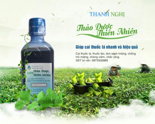 Nước súc miệng cai thuốc lá Thanh Nghị