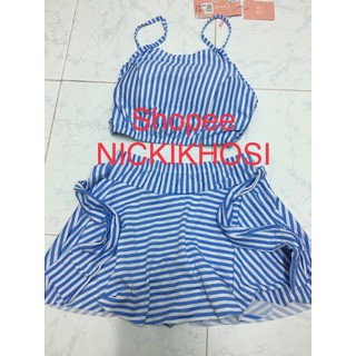 Bikini kín đáo 2 mảnh Hàn Quốc đồ bơi đi biển bộ đồ bơi đẹp | BigBuy360 - bigbuy360.vn