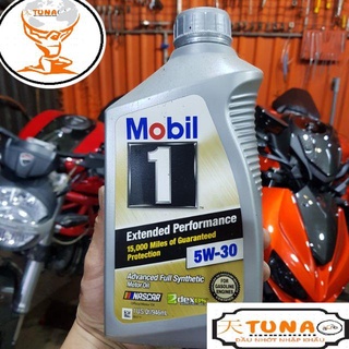 Nhớt mobil 1 gold 5W30 chai 946ml, dầu nhớt cao cấp xe ga mobil 1 nhập khẩu Mỹ