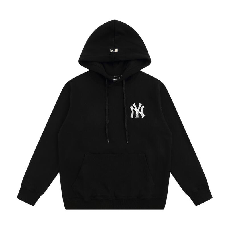 ❤❀  ❤ Mlb Áo Hoodie Họa Tiết Thêu Chữ NY Thời Trang Cho Nam Nữ
