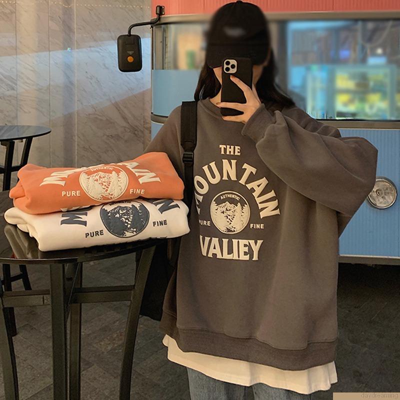 Áo hoodies nữ in chữ thời trang trẻ trung
