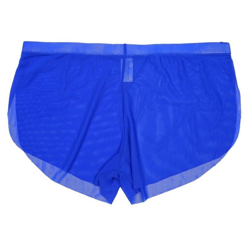 Quần Lót Nam Sexy Lưới Gợi Cảm - Quần Sịp lưới đùi nam sexy mặc ngủ siêu mỏng mát xuyên thấu màu đỏ đen trắng gay bóng