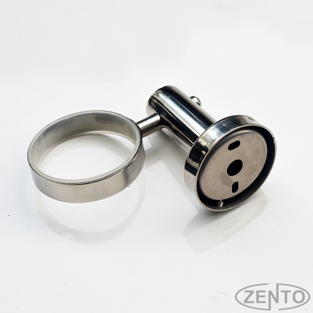 Cốc thủy tinh kèm kệ đơn inox Zento HA4603