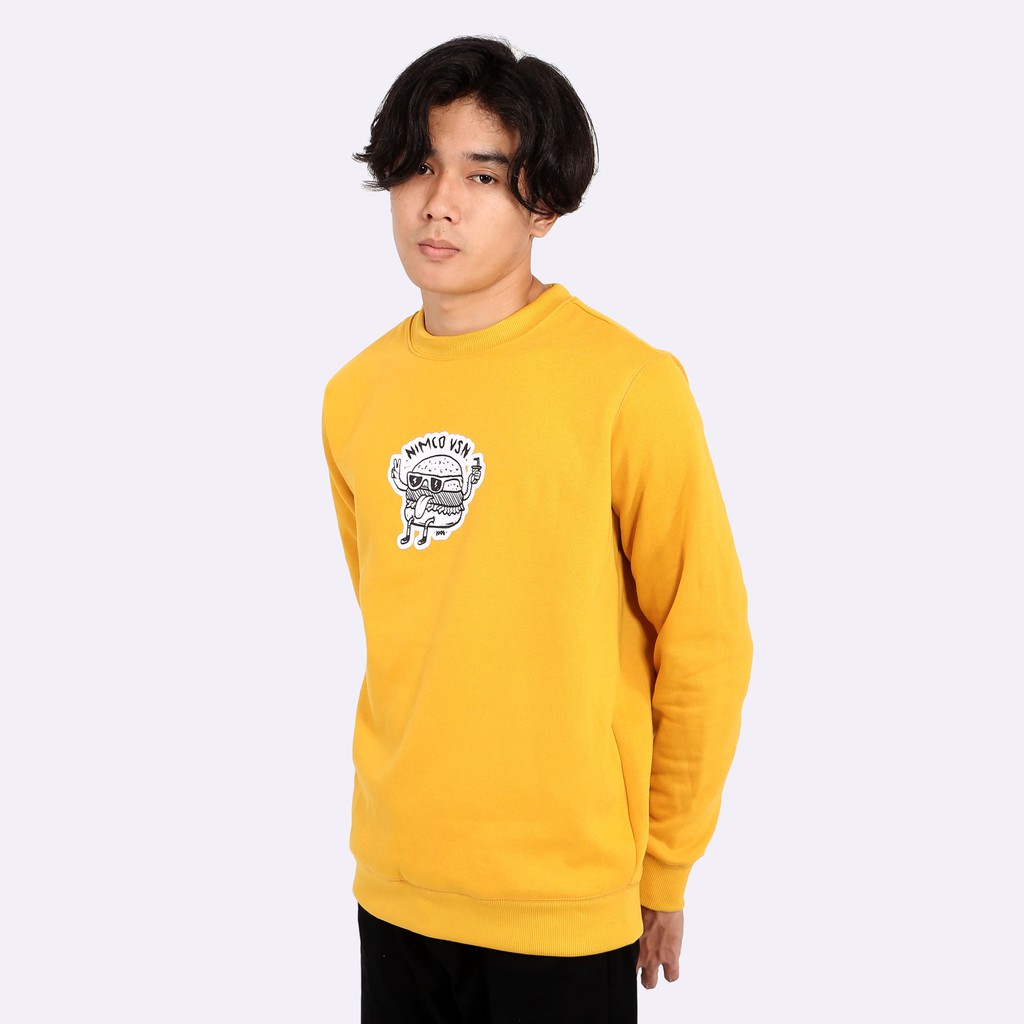 Bộ Đồng Hồ Thể Thao Nimco + Áo Sweater Màu Vàng - Play01-T015