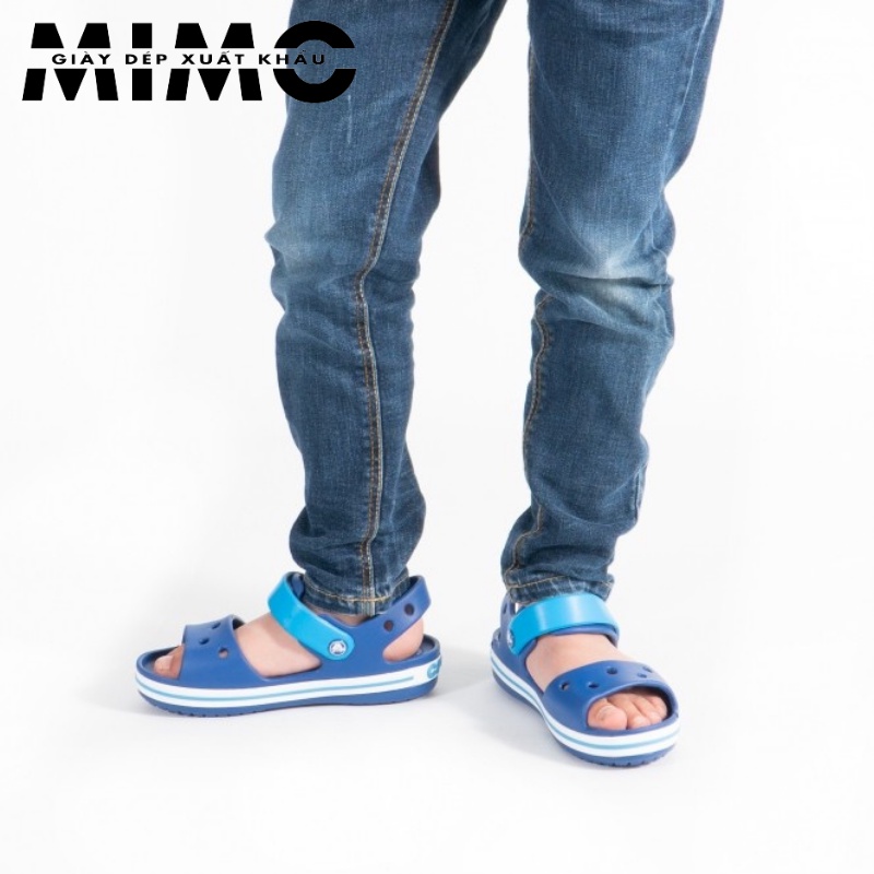 [Tặng 10 nút gắn dép] - Sandal Baya xanh Blue, dép sandal nhựa đi mưa êm nhẹ, chống trơn trượt cho bé trai