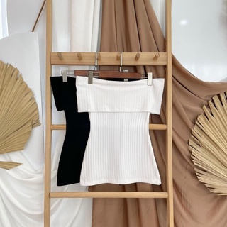Áo Crop Thun Trễ Vai