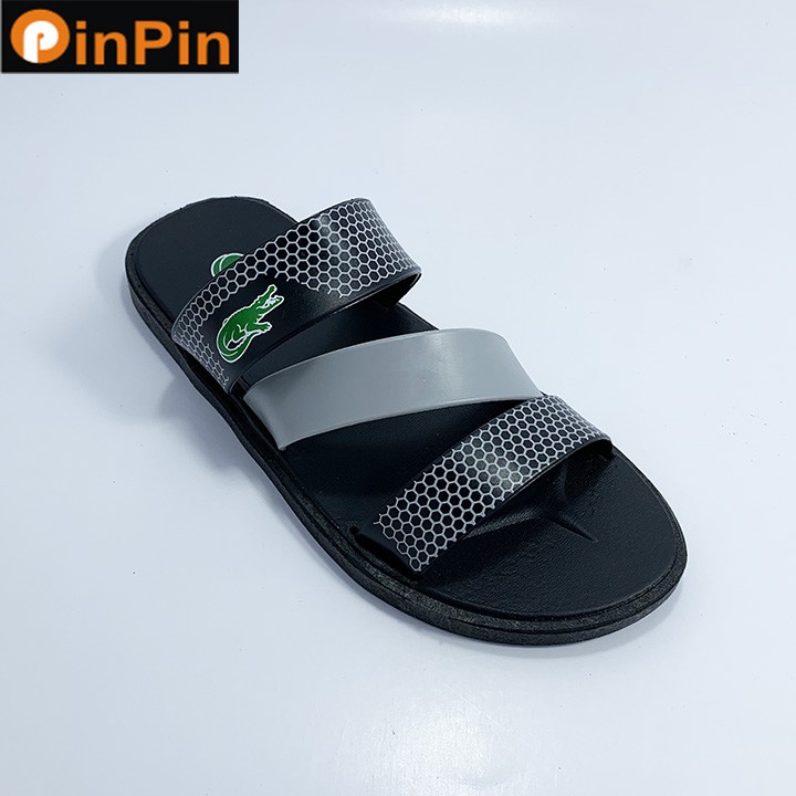 dép nam quai ngang thời trang PinPin chất liệu pvc nhẹ không thấm nước đế chống trơn trượt - hh012