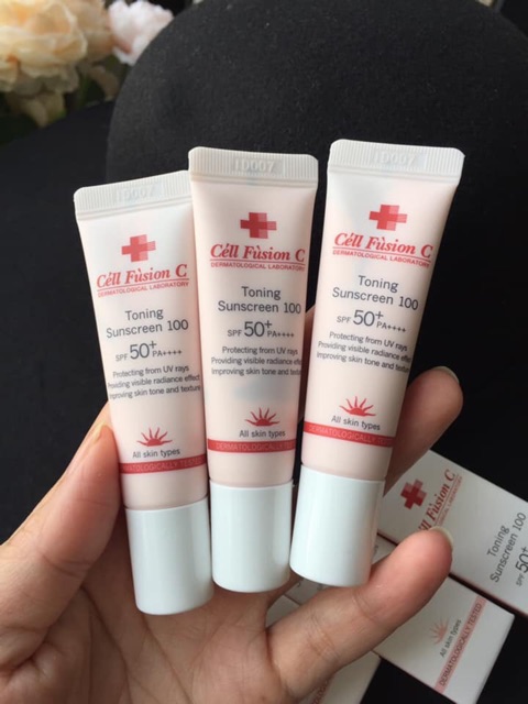 Kem chống nắng Cell hồng mini 10ml,combo 3 tuýp