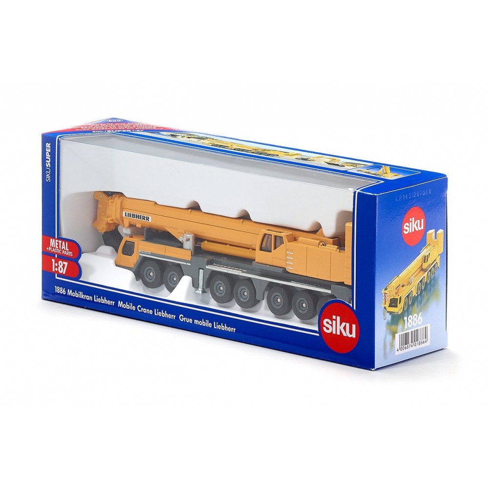 Đồ Chơi SIKU Mô Hình Xe Cần Cẩu Dùng Cáp Liebherr 1886