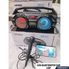 Loa Bluetooth Karaoke KM S1 – Siêu Bass Tặng Kèm Mic Hát Karaoke - Hỗ Trợ Đài FM