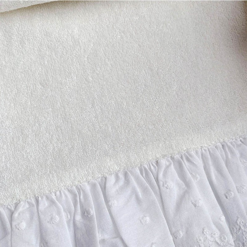 Yếm ăn quàng cổ chất liệu cotton mềm mại cho bé sơ sinh