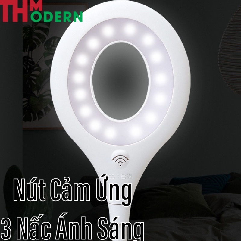 Đèn Học Thông Minh Gồm 3 Nấc Sáng Tích Hợp Ổ Cắm Điện Đa  Năng.