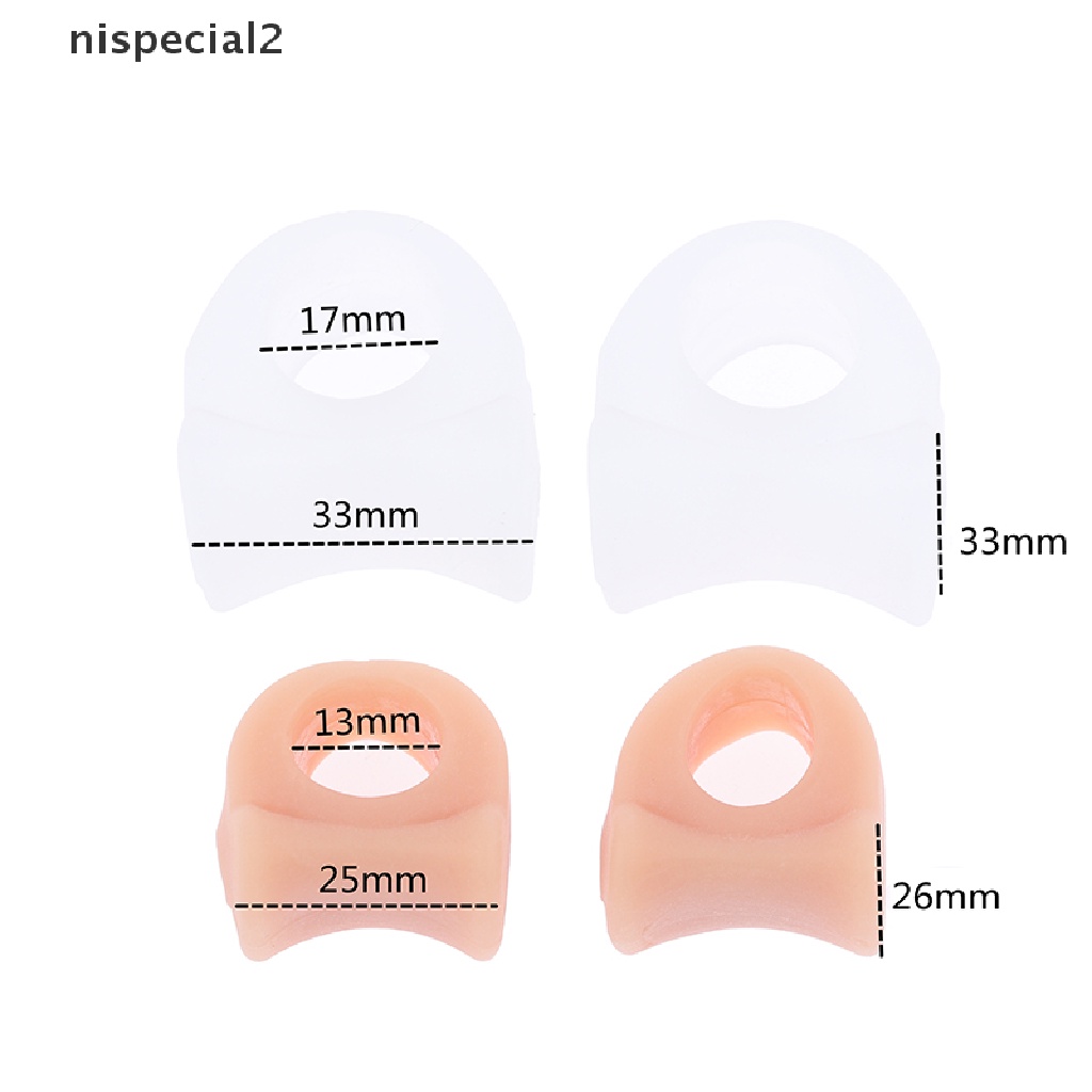 [nispecial2] 2pcs Toe Separator Insoles Ring Separation Hallux Valgus Correction Pad [new]