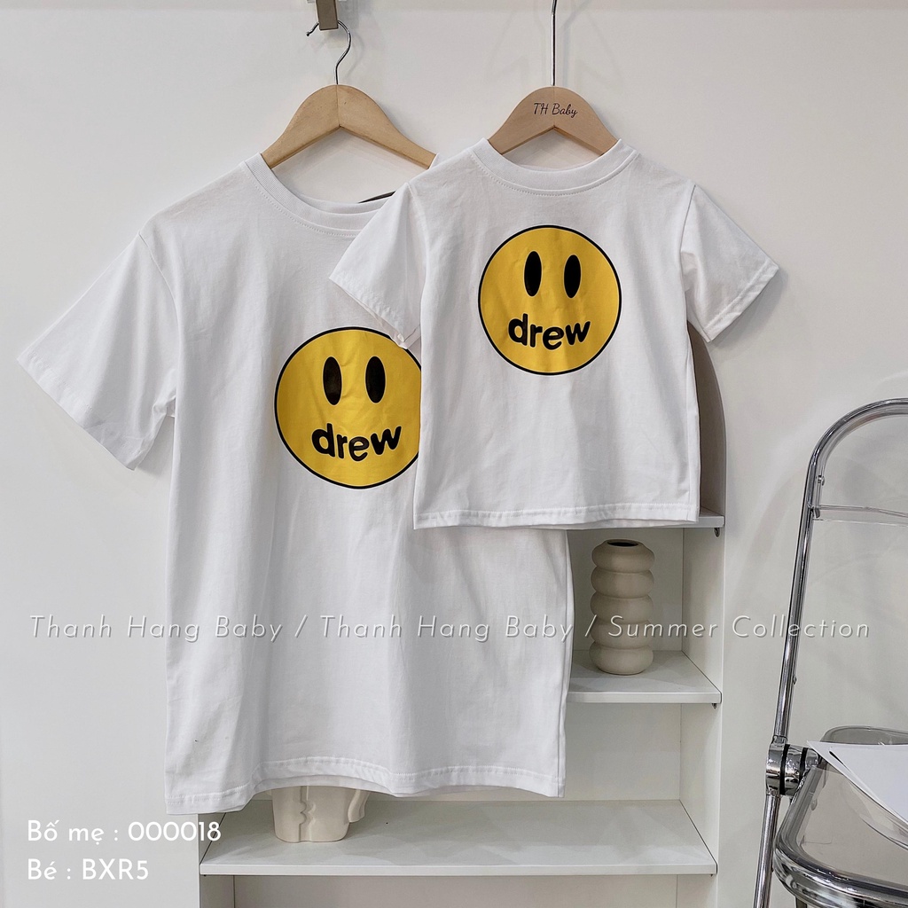 Áo gia đình 3 4 người, áo đôi mẹ và bé, set gia đình cho ba mẹ và bé thanh hằng baby