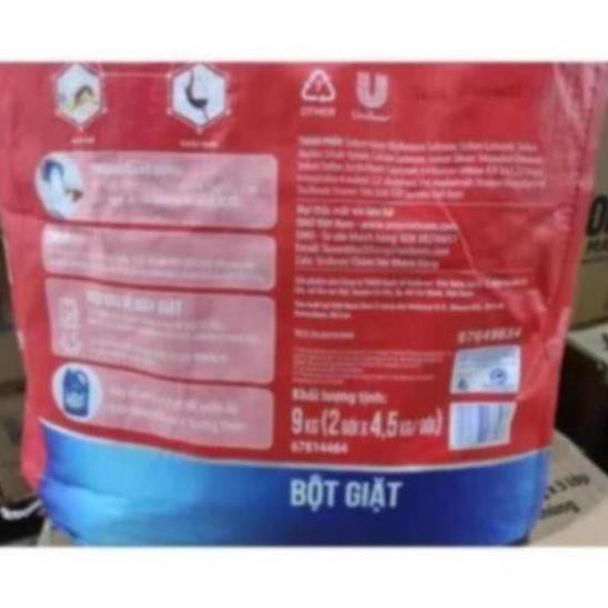 OMO BỘT GIẶT 9KG CHUYÊN DỤNG cho máy cửa trên, cửa trước, giặt tay 9 kí - uri1