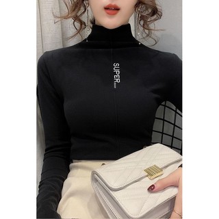 Áo Giữ Nhiệt Nỉ Bông Cổ Lọ Dáng Xuông Superme Siêu Ấm Form To GN02