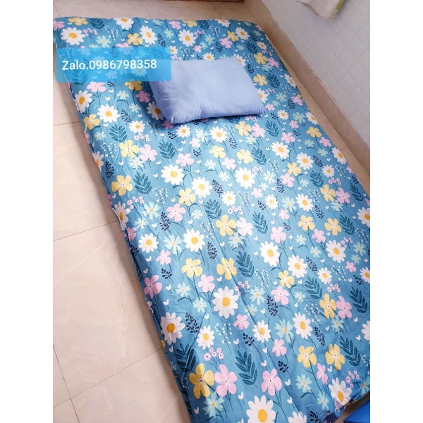 Vỏ bọc nệm Topper vải cotton cao cấp mịn mát. Có khóa kéo. Size 1m đến 2m2x2m