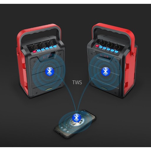 LOA HÁT KARAOKE W-KING T5 MINI-LOA BLUETOOTH KARAOKE XÁCH TAY NHỎ GỌN|CÓ MICRO, ĐIỀU KHIỂN ĐI KÈM