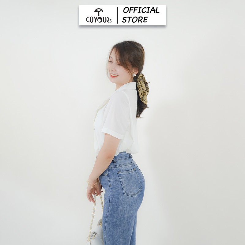 Áo sơ mi cổ vest quốc dân nhất định nên có, phối chân váy, quần jeans ,quần tây , quần sort bao xinh ASM1 | BigBuy360 - bigbuy360.vn