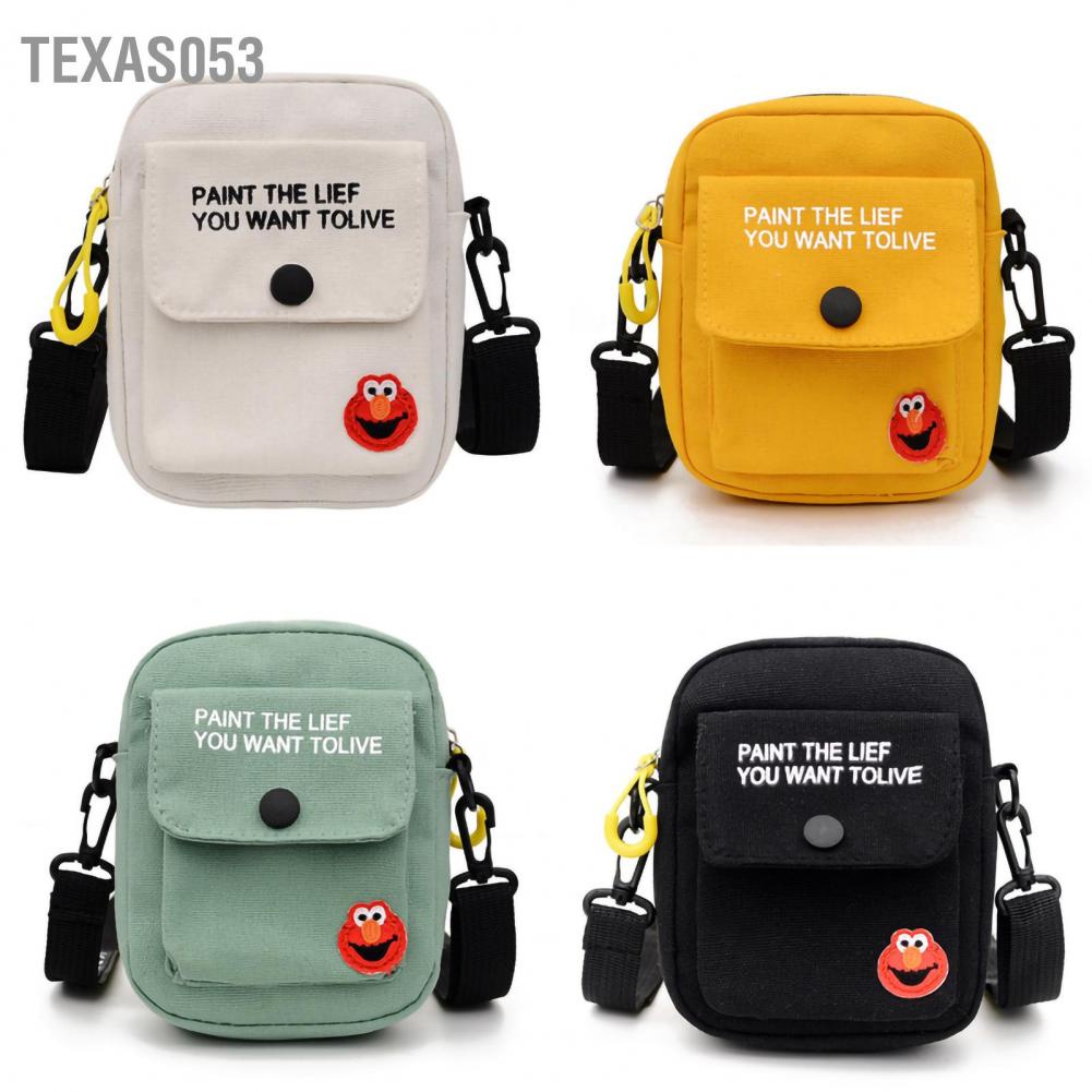 Túi canvas đeo vai dễ thương sức chứa lớn cho bé gái