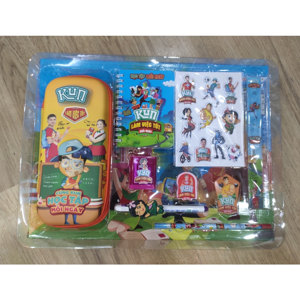 Bộ dụng cụ học tập KUN