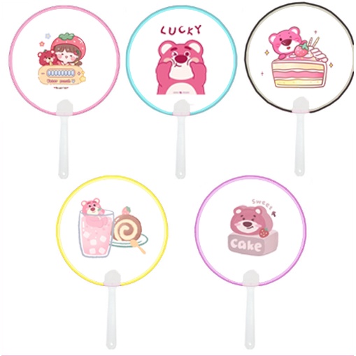 Quạt trong usagyuuun QTI6 hoàng thượng mèo capoo hoa cúc pusheen roro jump gấu dâu tây lotso thỏ stella cáo lina