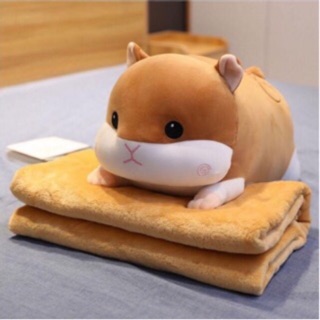 SÉT GẤU BÔNG CÓ MỀN 3in1 HÌNH CHUỘT VÀNG