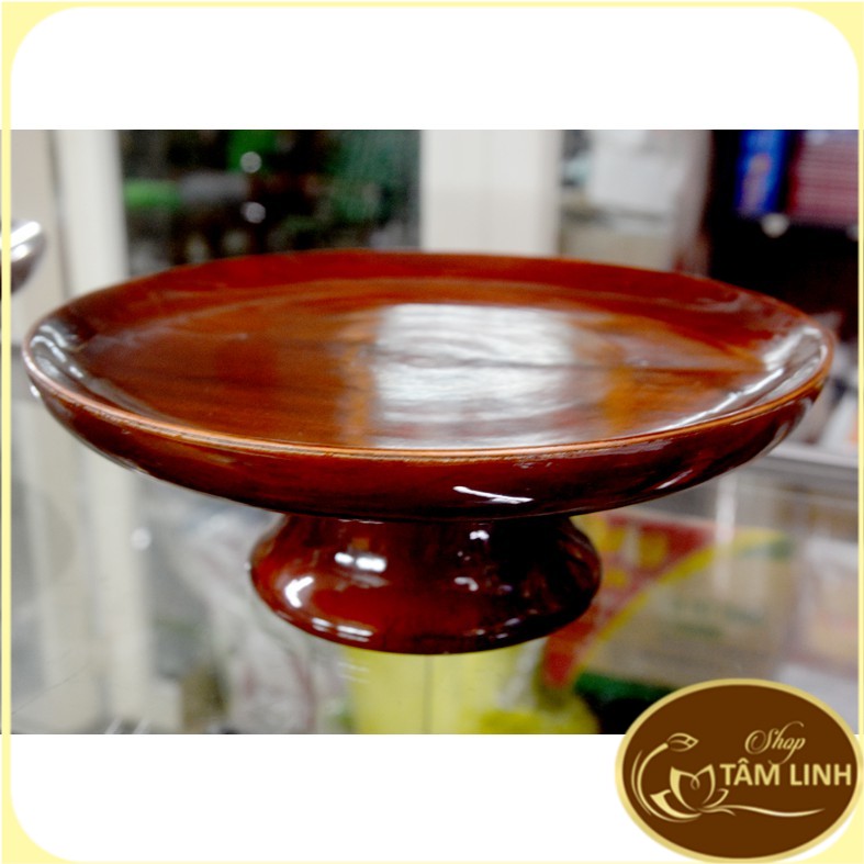 đĩa gỗ có đế đựng trái cây trưng bàn thờ ĐẸP