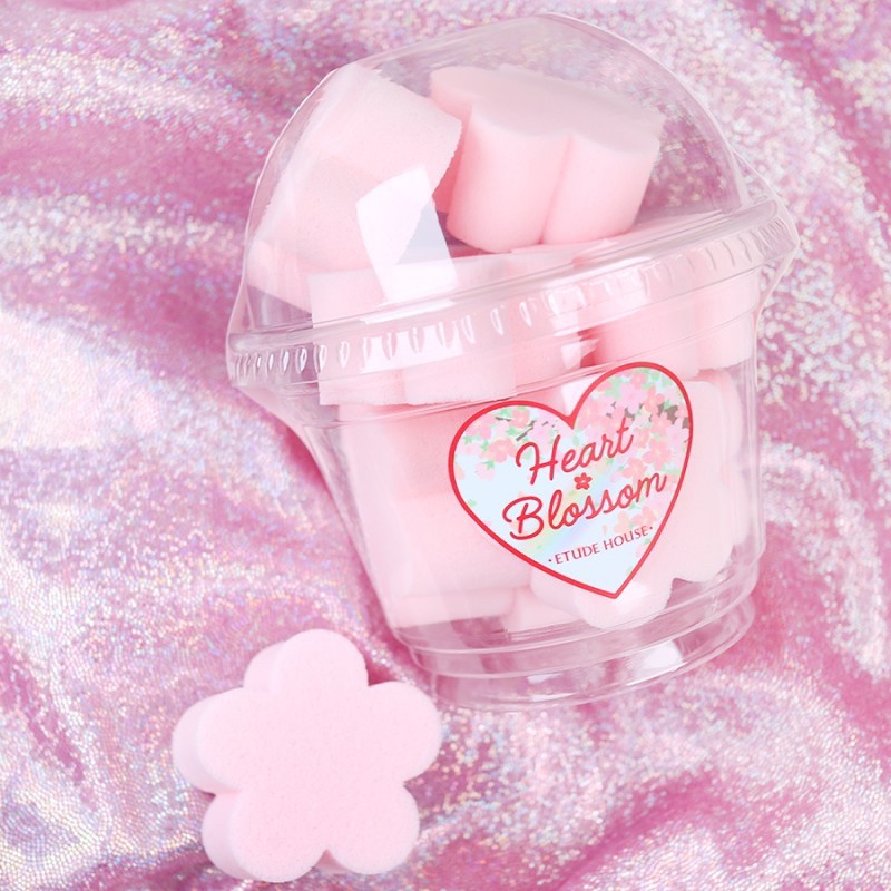 MÚT TÁN ETUDE HOUSE HEART BLOSSOM MY BEAUTY TOOL MERINGUE PUFF