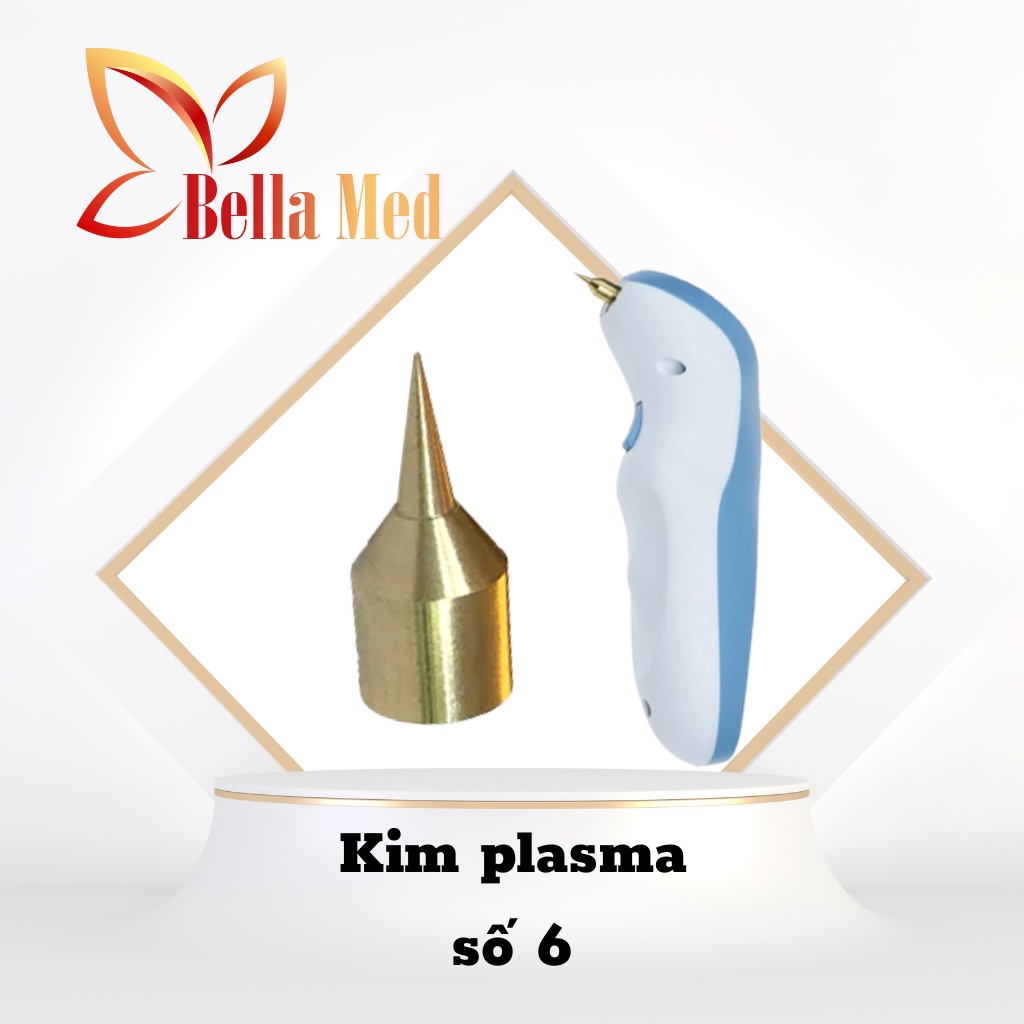 kim máy nhấn mí plasma đầu kim vàng