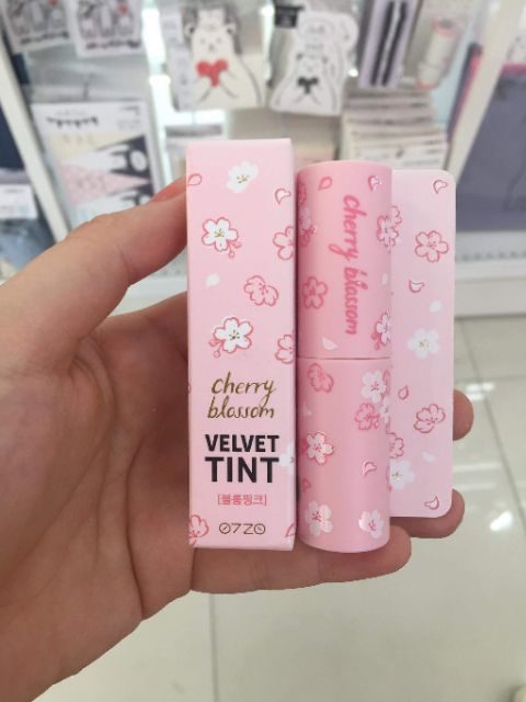 Son cherry blossom velvet tint hàn quốc