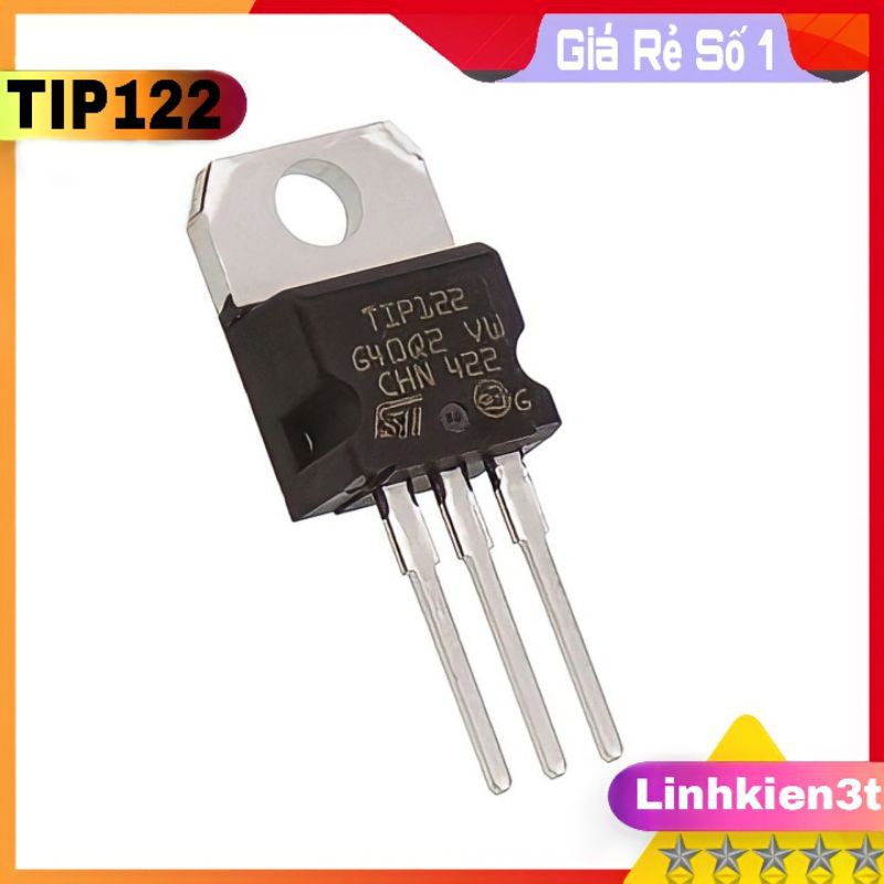 ( Túi 2 con ) Transistor TIP122 TO-220 NPN 100V/5A/65W