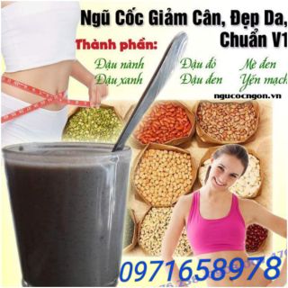 Ngũ cốc giảm cân chuẩn v1 gồm 6 loạt hạt 1000gr