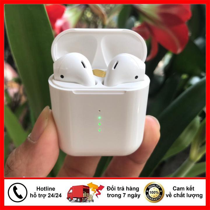 Tai Nghe Bluetooth Nhét Tai  I200 (Trắng) Kết Nối Không Dây, Cảm Biến Chạm, Có Pop Up, Tương Thích Ios Và Androi