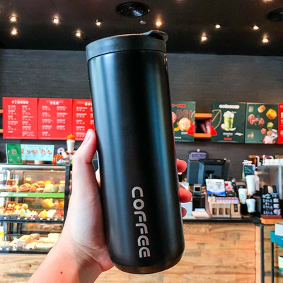 PVN44096 Bình nước giữ nhiệt bằng thép không gỉ 400ml đựng cà phê chất lượng cao Giá Rẻ