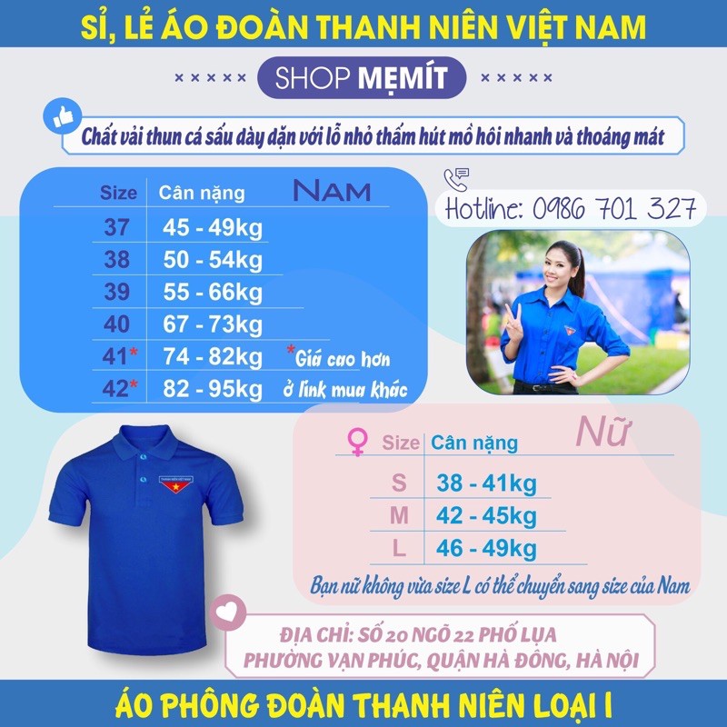 Áo phông Đoàn Thanh niên Việt Nam chất đẹp form chuẩn | BigBuy360 - bigbuy360.vn