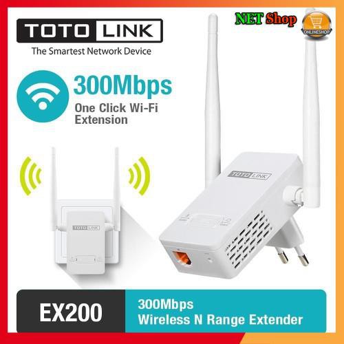 💖💖 Bộ thu phát wifi  Mở Rộng Sóng Wifi Totolink EX200 Tốc Độ 300Mbps