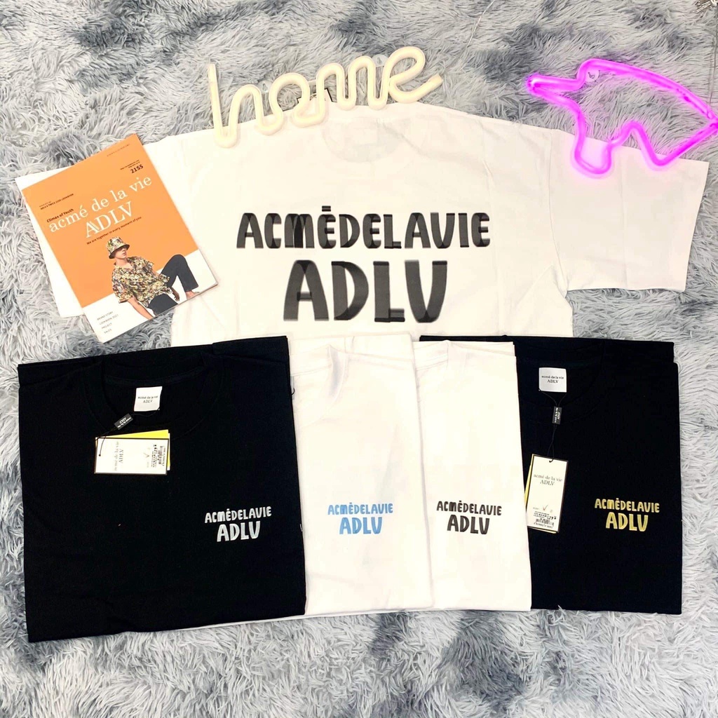 Áo thun Acmé de la vie - ADLV MARKER BASIC LOGO SLEEVE T-SHIRT - Áo thun chính hãng