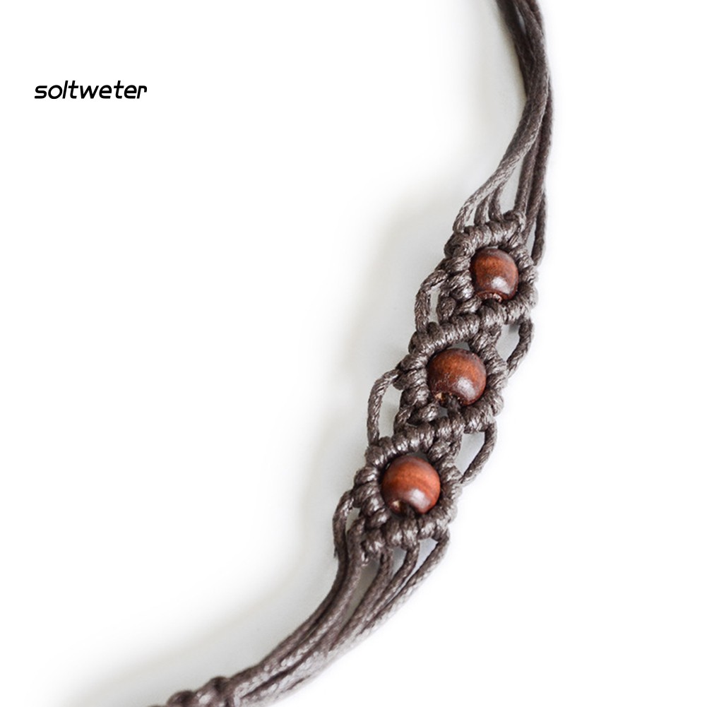 Thắt Lưng Dây Bện Đính Hạt Phong Cách Bohemian Thời Trang Dành Cho Nữ