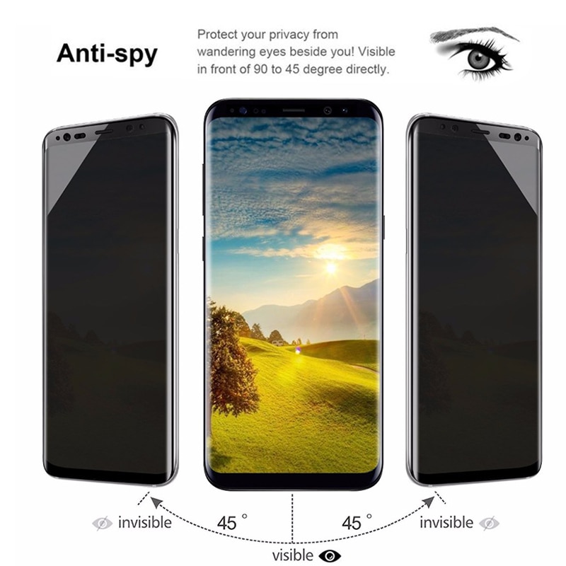 Kính Cường Lực 3d Chống Nhìn Trộm Cho Samsung Galaxy S20 Fe Ultra S8 S9 S10 Note 8 9 10 Plus Lite S10E