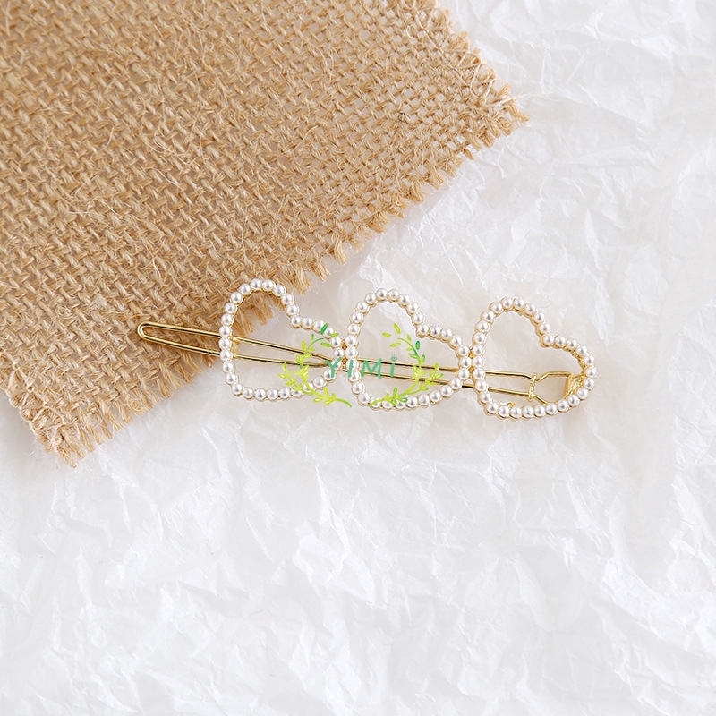 Kẹp Tóc Đính Ngọc Trai Nhân Tạo Phong Cách Hàn Quốc
