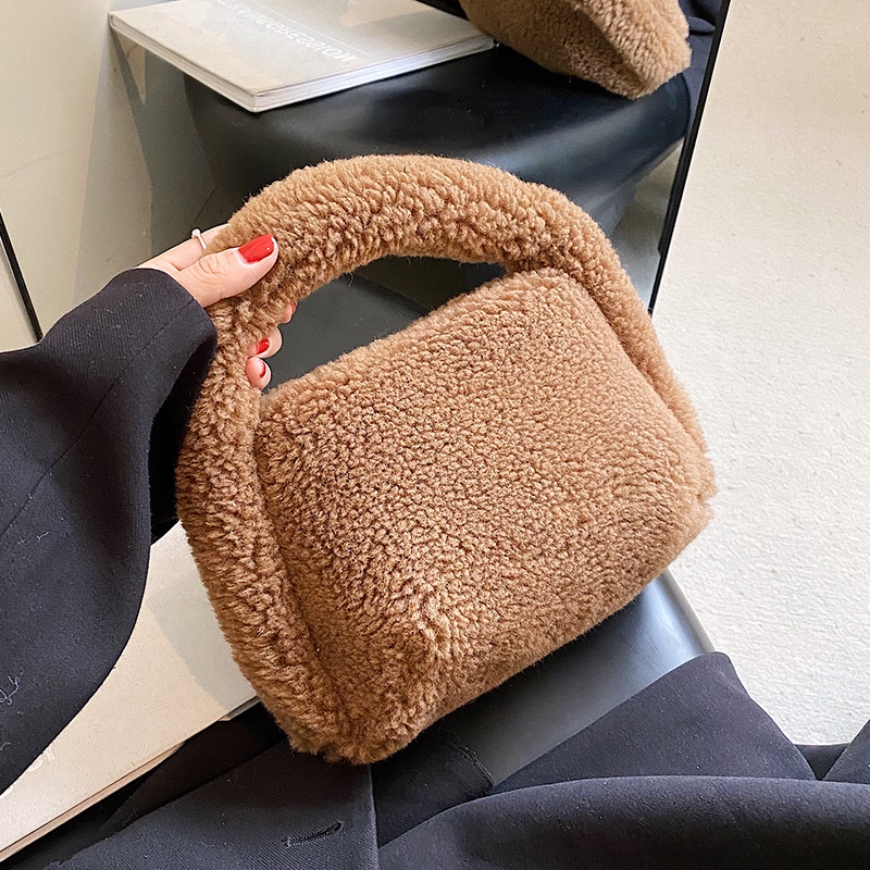 Túi Xách Lông Nhung Thời Trang Thu Đông Mới 2022 Dành Cho Nữ