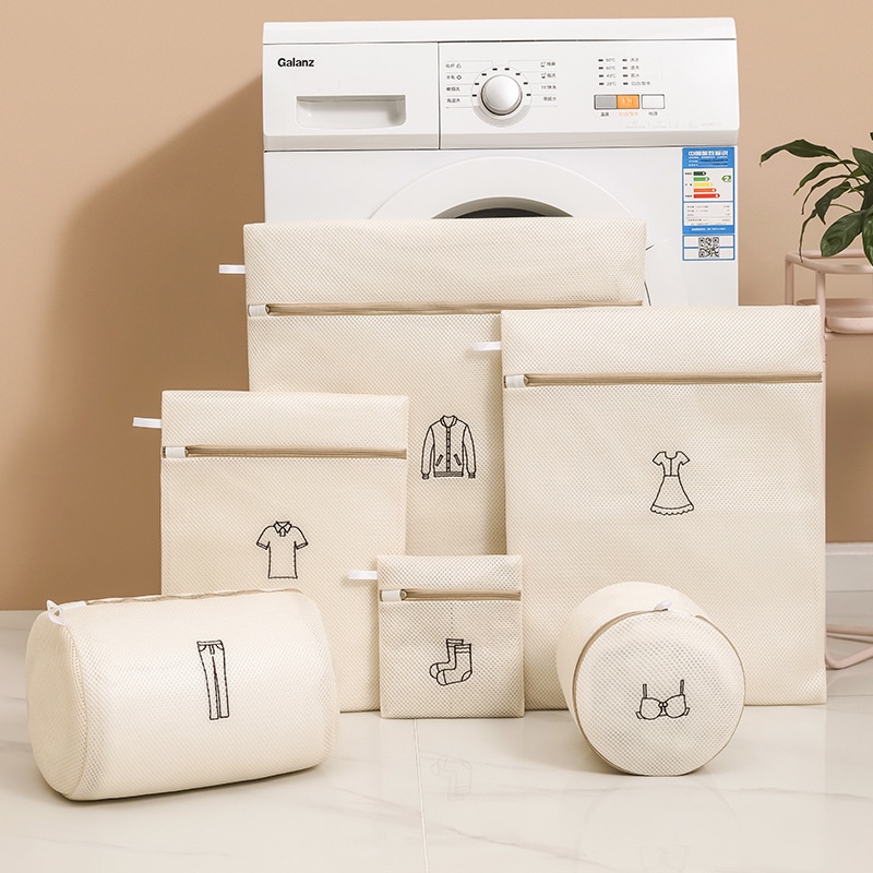 Túi Lưới Giặt Đồ 3 Lớp Dày Cao Cấp - Túi Giặt Bảo Vệ Quần Áo, Đồ Lót, Tất Vớ - Túi Đựng Đồ Cho Máy Giặt