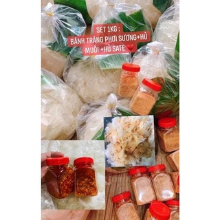 Combo 1kg bánh + sate +muối