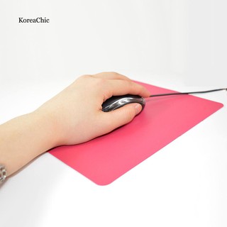 Tấm lót di chuột màu trơn chống trượt tiện dụng 21.5cm x 17.5cm
